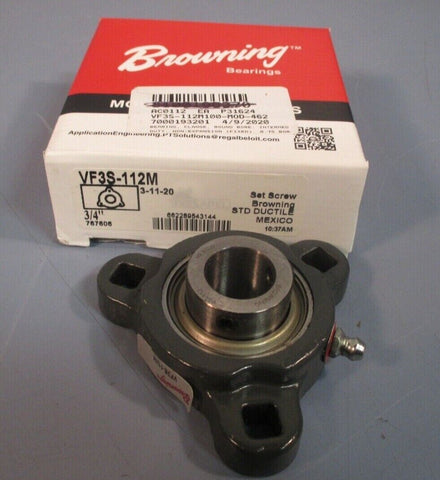 Browning 3/4” Pillow Type Bearing VF3S-112M