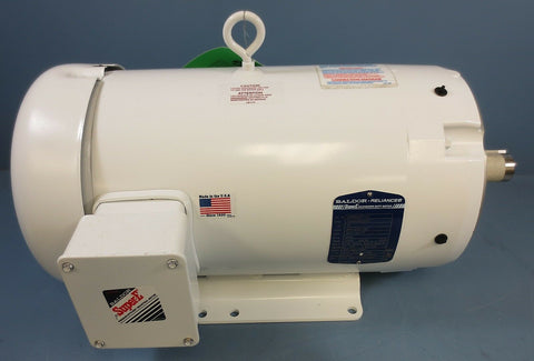 Baldor Super-E Electric Motor: CEWWDM3713T, 15 HP, 208-230/460 Volts, USA, *NEW*