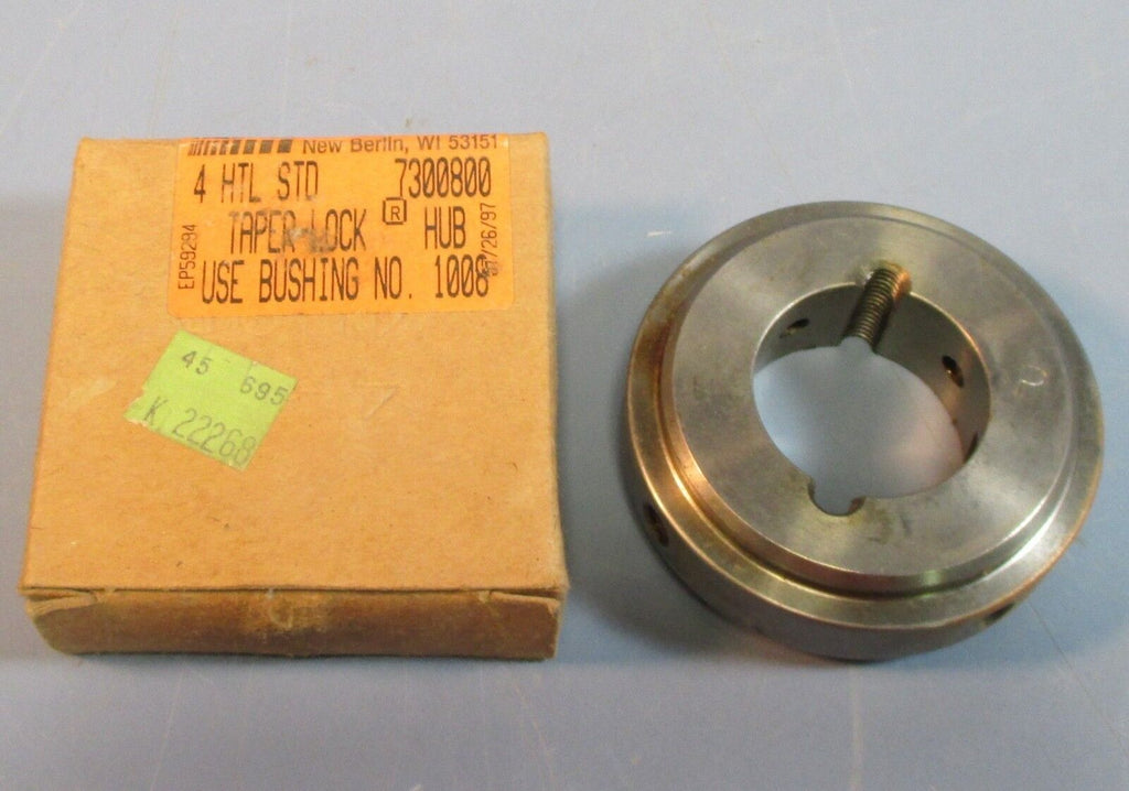 Rexnord 4 HTL STD 7300800 TaperLock HUB NOS eTech Surplus