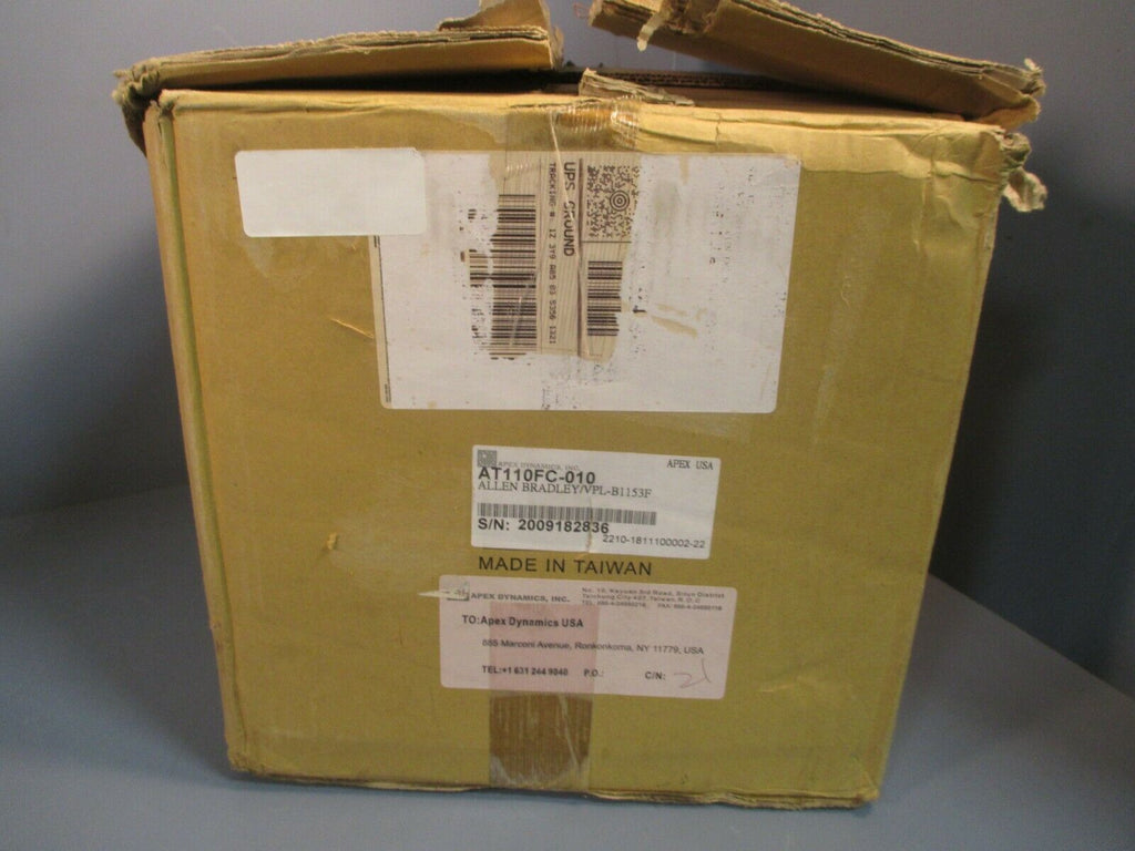 Allen Bradley/APEX Dynamics, Inc VPL-B1153F Spiral Bevel Gearbox AT110 ...