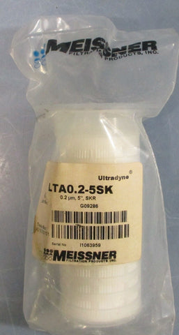 Meissner Filtration Products Inc. Ultradyne LTA0.2-5SK Filter Lot No. G09286