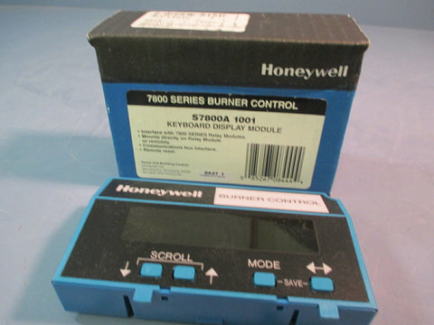 Honeywell Burner Keyboard Display Module For 7800 Series Control S7800A 1001