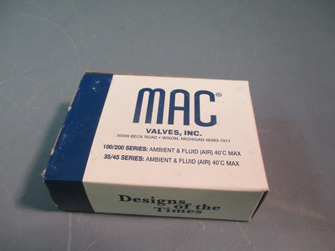 MAC VALVES INC SOLENOID VALVE PME-611RA