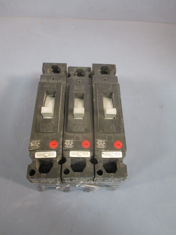 Lot of (3) GE General Electric Circuit Breaker 20A 1P 277V THED113020