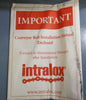 Intralox 2400 Series Grey Acetal Raised Rib Conveyor Belt 20.0019'Lx14"W 238 Row