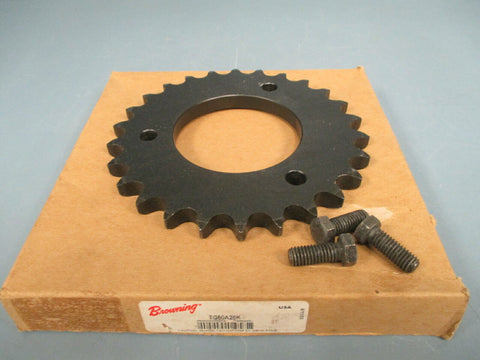 Browning Torque Guard Sprocket 60 Roller Chain 26 Tooth TG60A26K 3 1/4 Lot of 2