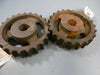 Lot of 2 Used Martin 881C23 23 Tooth 1" Bore Conveyor Sprocket