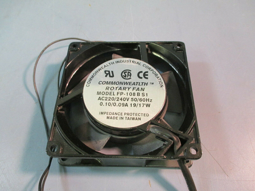 Commonwealth Rotary Fan Model FP-108 B S1 AC220/240V 50/60Hz | ETech ...