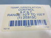 Columbus Electric 2E815C Temp Ventilation Control SPST