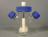 Bellco 100 mL Reactor Glass Overhead Bearing Spinner Flask w/ GL 32 Caps