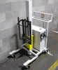 Unidex Unit 1 PE Workstation Power 18.5-37.5" Lift Electric 125 Lb Cap w/ Forks