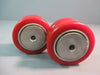 Swivel-EAZ Caster Wheel Red Lot of Two W-420-SWF-1/2