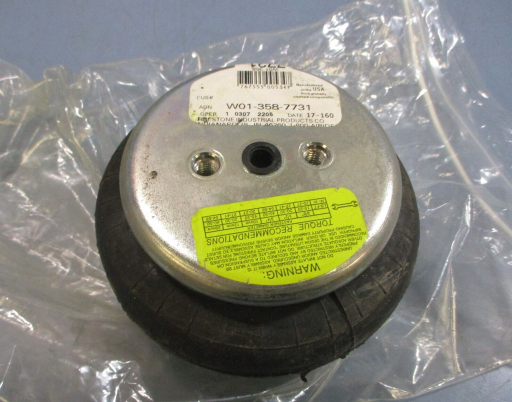 Firestone W01-358-7731 Convolute Airstroke Actuator/Airmount Isolator ...