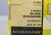 Box of 100 Kindermann 35mm Glassless Slide Binders Some Used