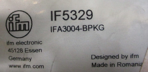 IFM IF5329 Inductive Proximity Switch 10-36VDC 250mA, 4mm nf, IP 67 IFA3004-BPKG