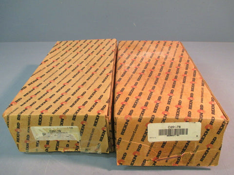 Rexnord Pillow Block Bearing C25-1-7/8 1.875 In Bore Two Bolt Set Screw Lot of 2