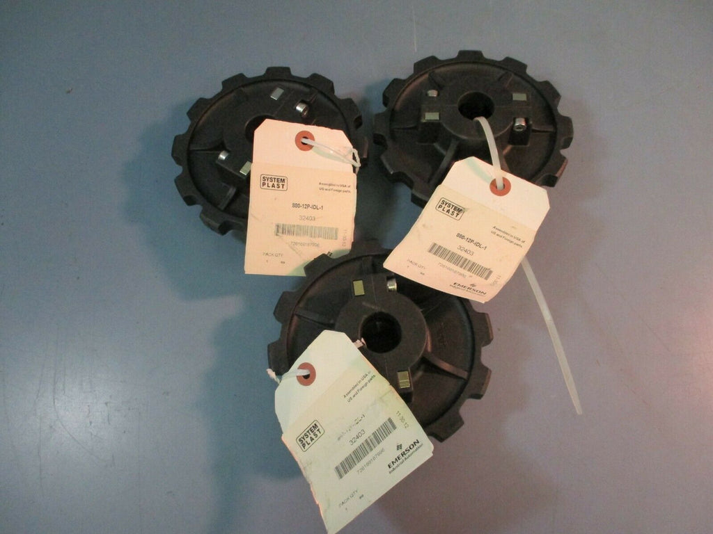 Emerson Industrial Automation Molded Sprocket 32403 880-12P-IDL-1 LOT OF THREE