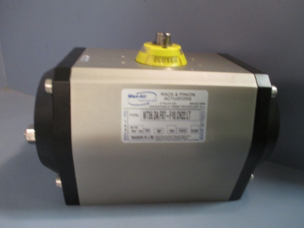 Max-Air Technology Rack Pinion Actuator, Double-Acting