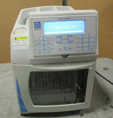 Dionex AS50 Autosampler 056860 Chromatography Unit w/ 2 Errors Used