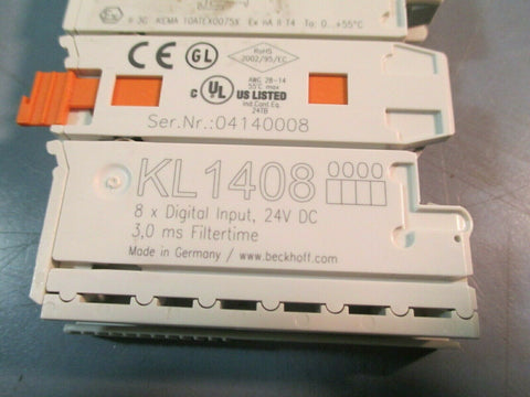 Beckhoff KL1408-0000 Bus Terminal 8 Channel Digital Input