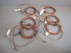 WATLOW RING TERMINAL TUBE AND WIRE THERMOCOUPLE (LOT OF SIX) TYPE J 70XJPGB084A