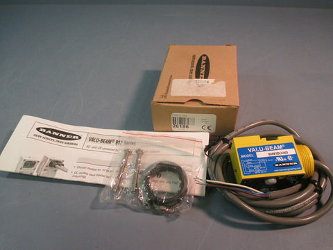 BANNER VALU-BEAM PHOTOELECTRIC SENSOR 26186 SM912LVAG