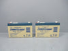 Power Sonic PS-670F1 Sealed Rechargeable Battery 6V 7Amp New Lot of 2