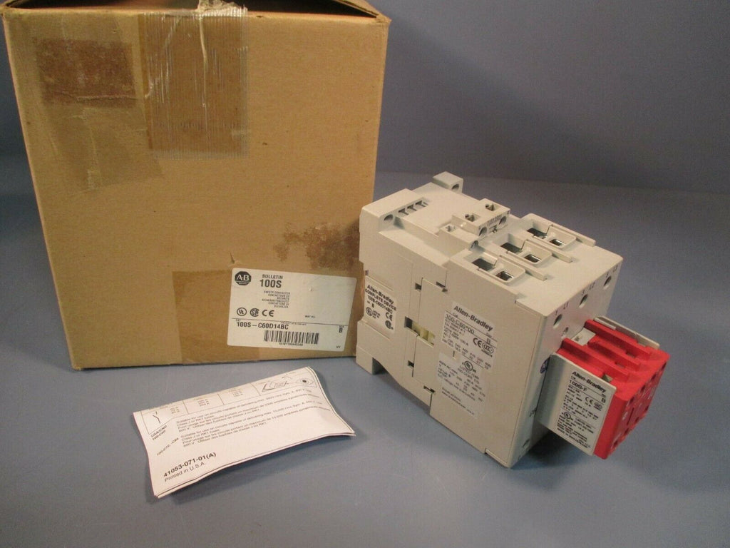 Allen-Bradley Safety Contactor Relay Series B 100S-C60D14BC 100-C60*00 ...