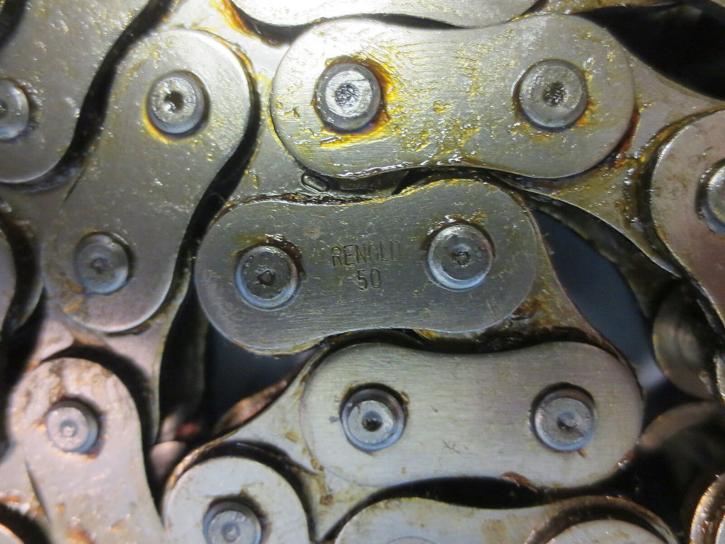 10' Section of Renold 501 RIV Chain Power Transmission Roller Chain N