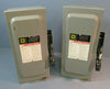 Lot of 2| Square D Heavy Duty Safety Switch 30A: 600Vac, 600Vdc