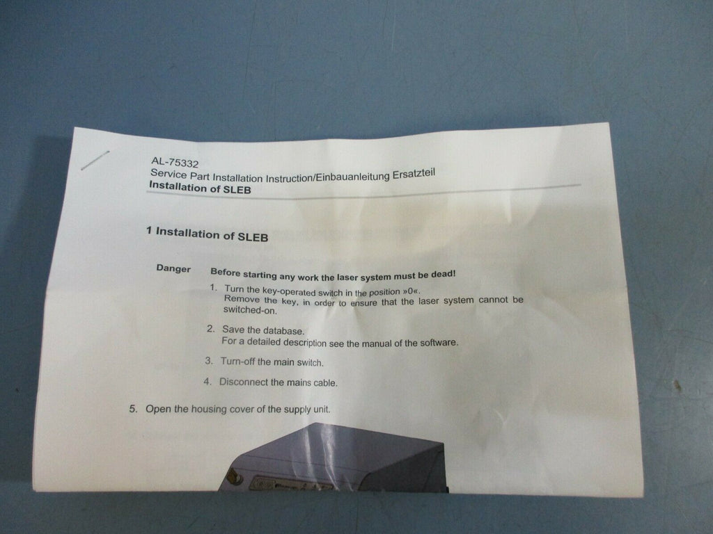 Videojet SLEB Field Upgrade Kit AL75146 eTech Surplus