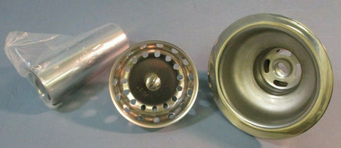 Lot of 2| Just Manufacturing J-35 304 Stainless Crumb Cup Strainer