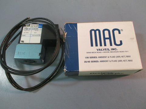 MAC PME-611CAAA SOLENOID VALVE, 24 VDC, 8.5 W COIL