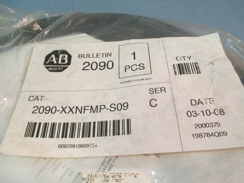 Allen Bradley Feedback Cable 9-Meters 2090-XXNFMP-S09 Ser. C