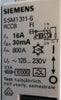 Siemens 5 SM1311-6 Safety Switch RCCB FI 16A 30mA 800A 3116-4