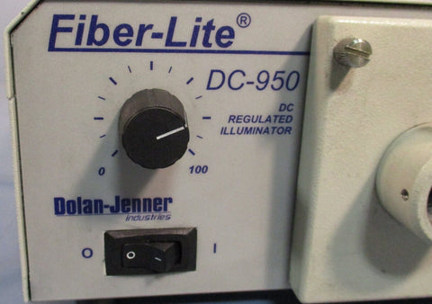 Dolan Jenner Ind DC-950 Fiber Lite DC Regulated Illuminator Light not Working