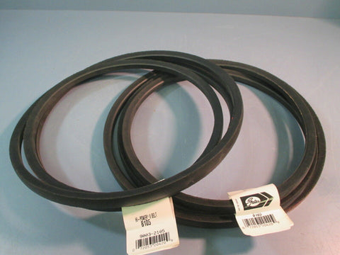 Gates Hi Power II Belt V-Belt B105 Lot of Two + Goodyear B105 HY-T Plus V-Belt