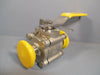 Sharpe Ball Valve SS Sanitary Tri-Clamp 1" Size CF3M S6CPB 6666RTCE