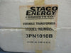 Staco Energy 3PN1010B Variable Transformer 120V 50/60Hz 10Amp