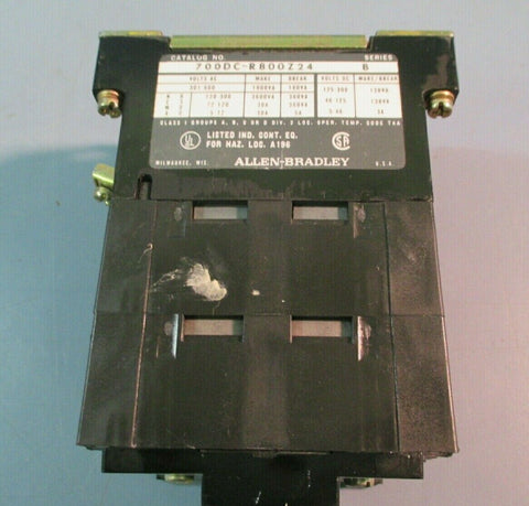 Allen Bradley Control Relay 700DC-R800Z24 Series B