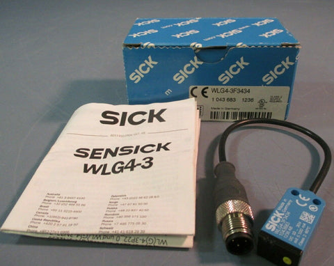 Sick Photoelectric Retro-Refelctive Sensor WLG4-3F3434 (1043683)