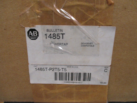 ALLEN BRADLEY DEVICENET POWERTAP SER. C 1485T-P2T5-T5