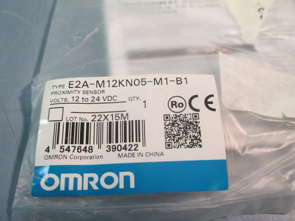 OMRON PROXIMITY SENSOR 12 TO 24 VDC E2A-M12KN05-M1-B1 | eTech Surplus