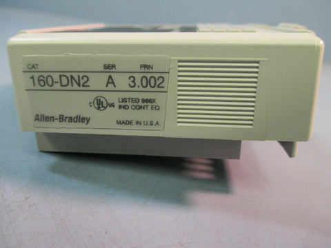 ALLEN-BRADLEY 160-DN2 DEVICENET INTERFACE MODULE SER A FRN 3.002 w/o MANUAL