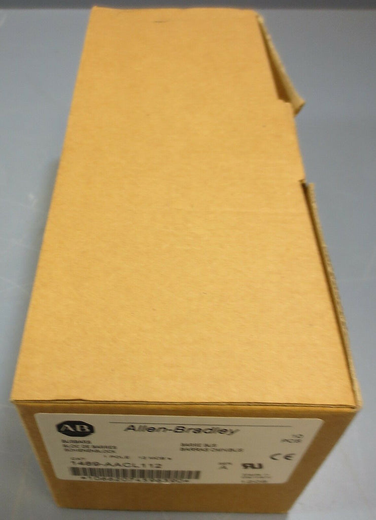 Box of 10 Allen Bradley Busbars 1 Pole MCB's Model 1489-AACL112 Ser A Ie 80A NIB
