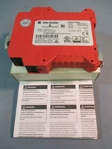 Allen-Bradley MSR338DP Guardmaster Safety Relay, Series: A, 24VDC, 250VAC