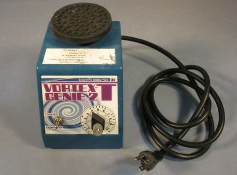 Scientific Ind Vortex Genie 2T Mixer Stirrer SI-T236 Variable Speed 3-1/4"