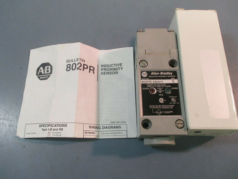 Allen Bradley Self Contained Proximity Switch Cat 802PR-XBAH1 Series E~ 20-250V