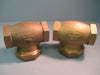 UNITED RANDLEMAN BRASS CHECK VALVE 2" STRAIGHT 200 WSP