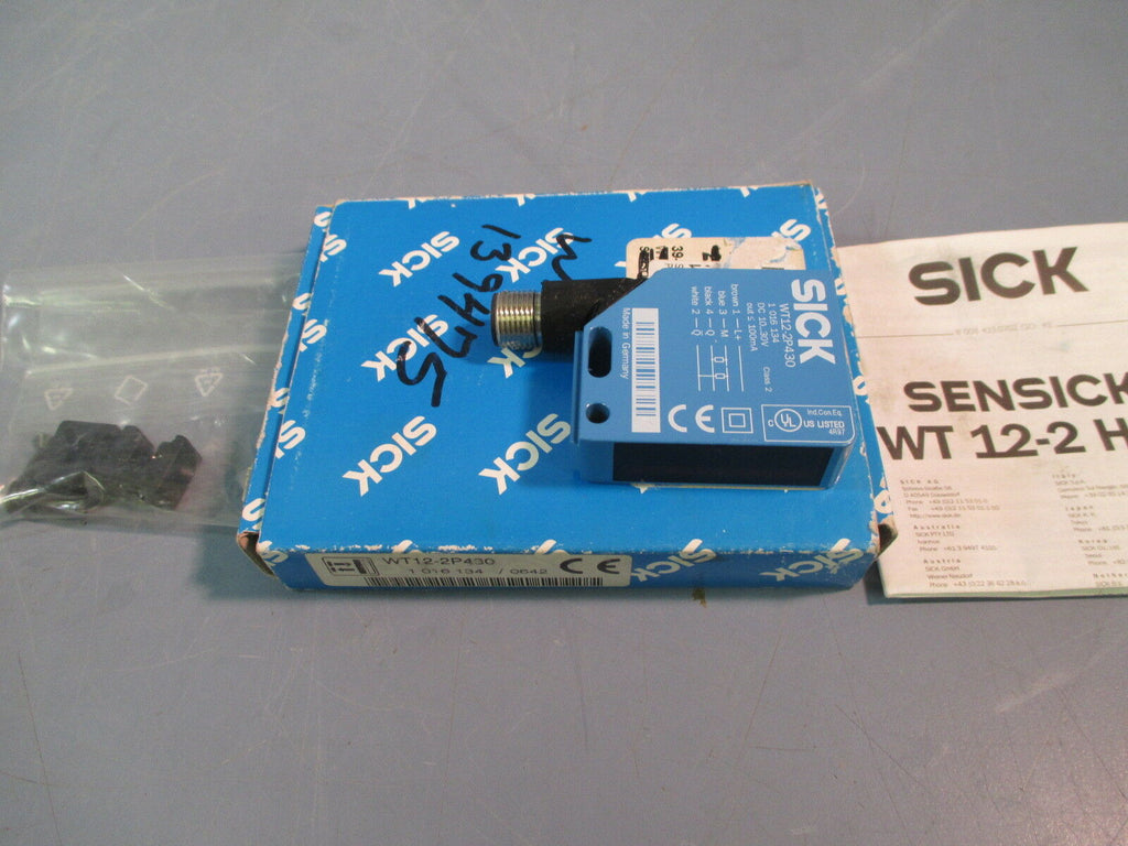 New SICK Proximity Photoelectric Light Sensor WT12-2P430 4 Pin